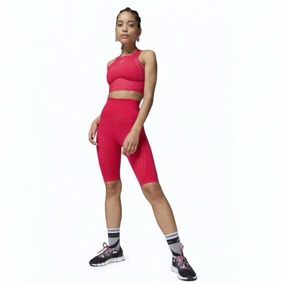 Adidas x Stella McCartney Biker Shorts TruePurpose  NWT - Picture 14 of 14